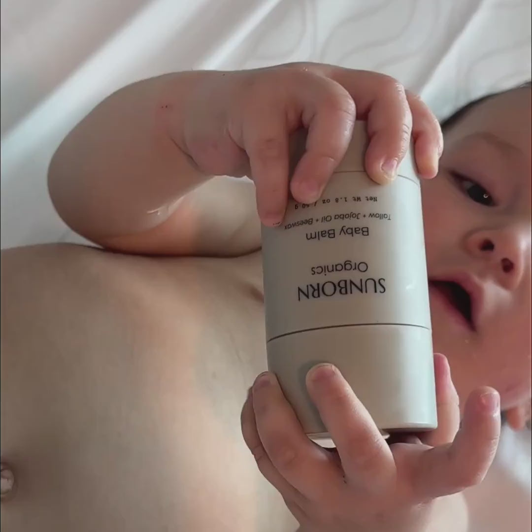 Baby Balm product in use